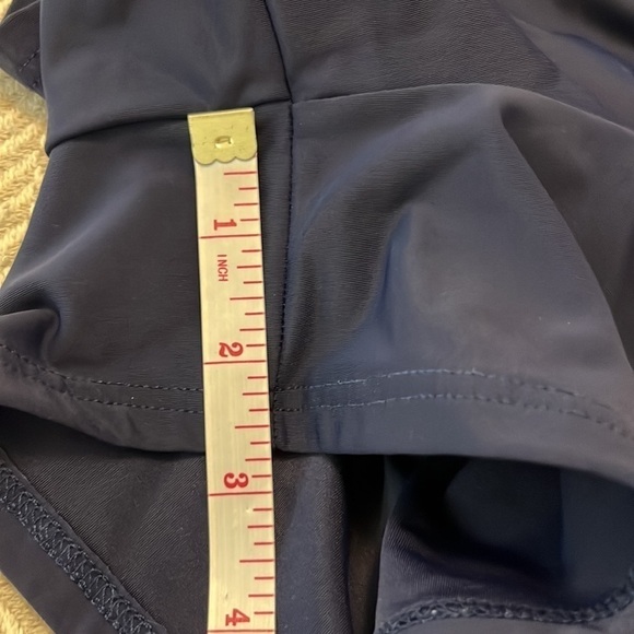 Geometric Patterned Tankini Top with Solid Navy Bottoms - Picture 15 of 15